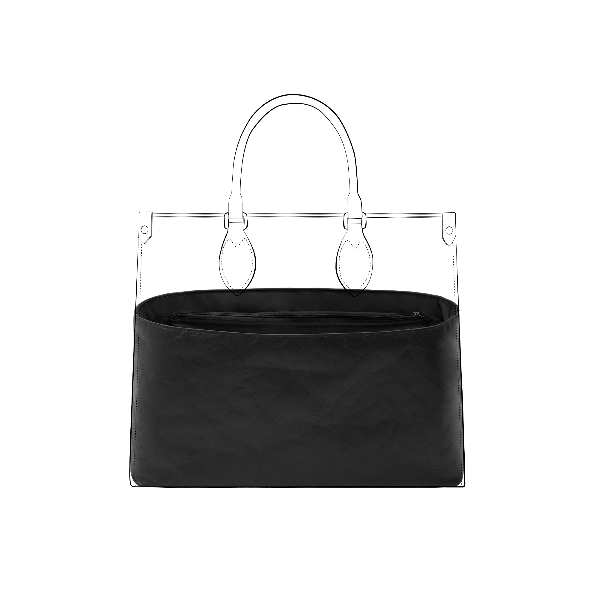 Luxury Bags Lv - DGAZ 경량 가방 정리함 인서트, LV-온더고
