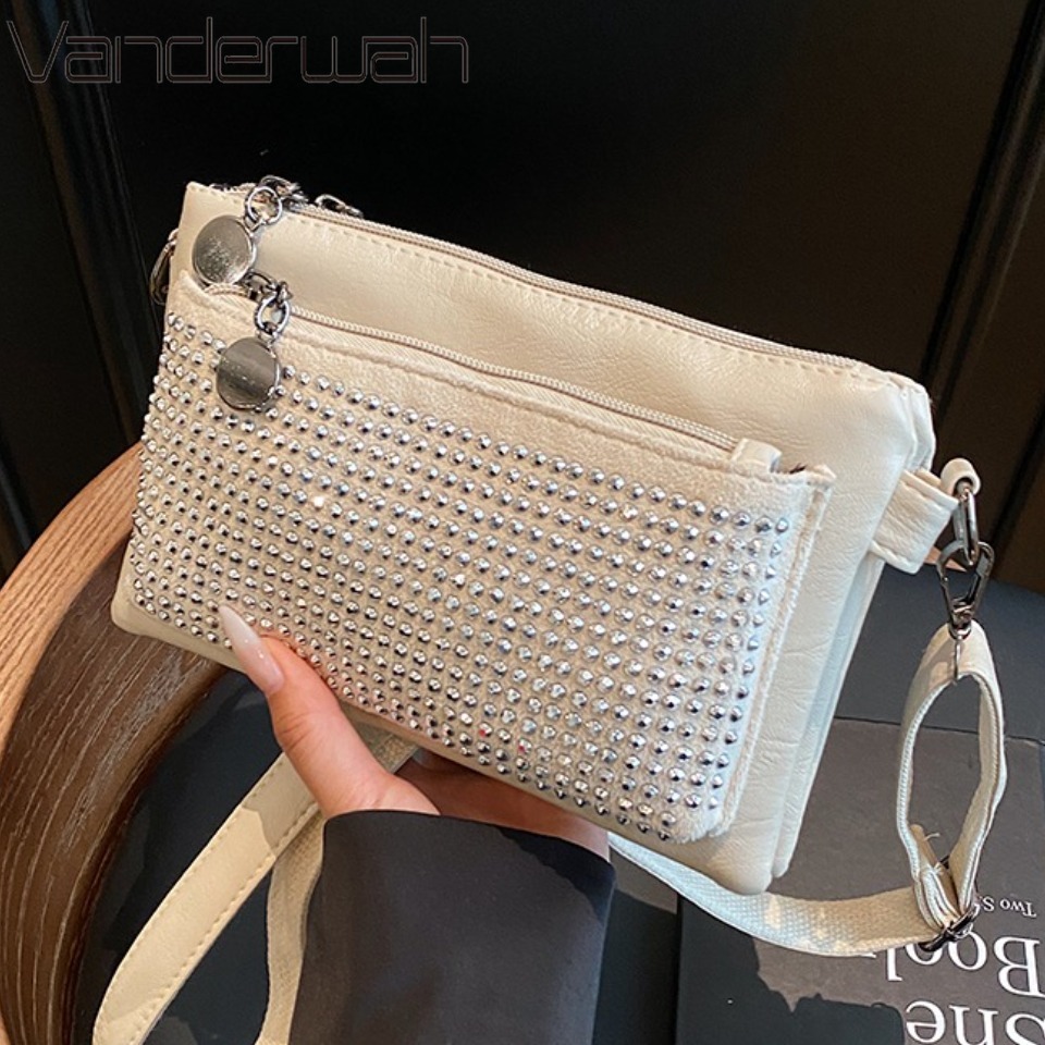 Luxury Bags Level - 맞춤형 A급 라인스톤 반짝이는 3중 가방