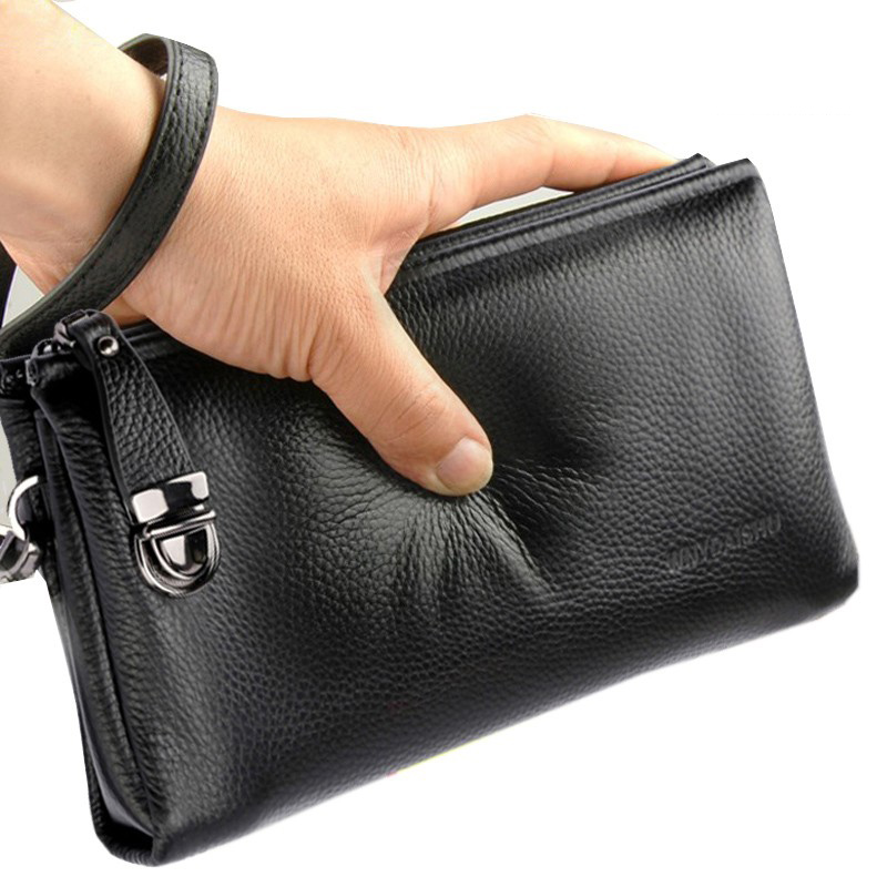 Luxury Bags For Men Brands - 2025 핸드백 남자 진짜 소 가죽