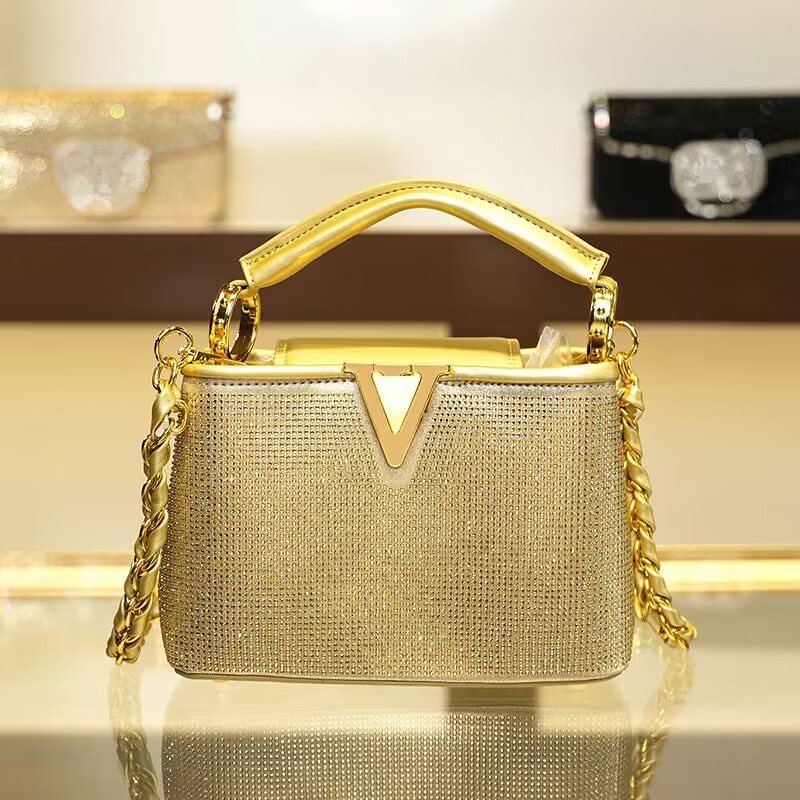 Luxury Bags Lv - 2025 럭셔리 다이아몬드 대용량 여성 핸드백