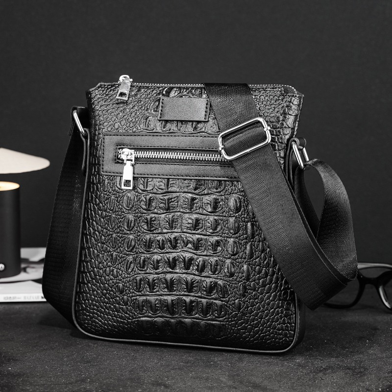 Luxury Bags For Men Brands - 악어 가죽 남성용 크로스 바디 백
