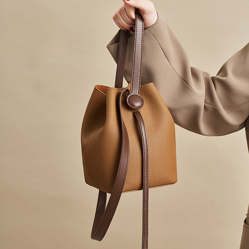 Luxury Bags Level - 클래식 여성용 물통 핸드백, 패셔너블 럭셔리