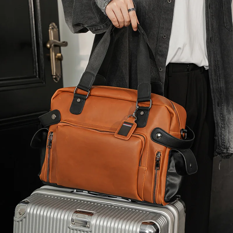 Luxury Bags For Men Brands - 트렌디 남성 숄더백 레트로 럭셔리 크레이지