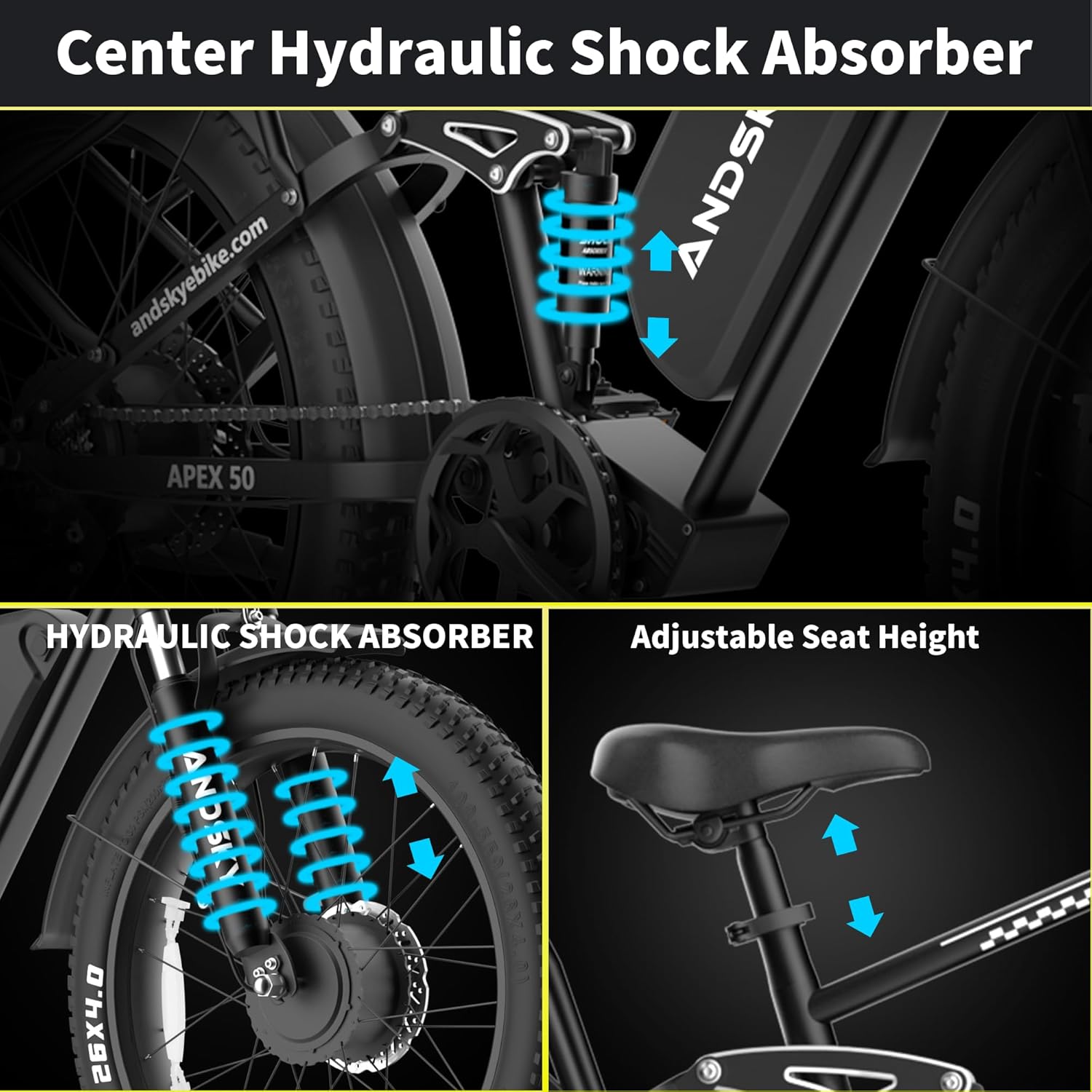 ANDSKY Apex50 AWD 전기 자전거 3000W - Luxury Bags Level 리뷰 및 가격