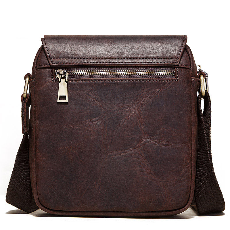 빈티지 크레이지 호스 가죽 남성 메시지 가방, 최고 품 - Luxury Bags For Men Brands 리뷰 및 가격