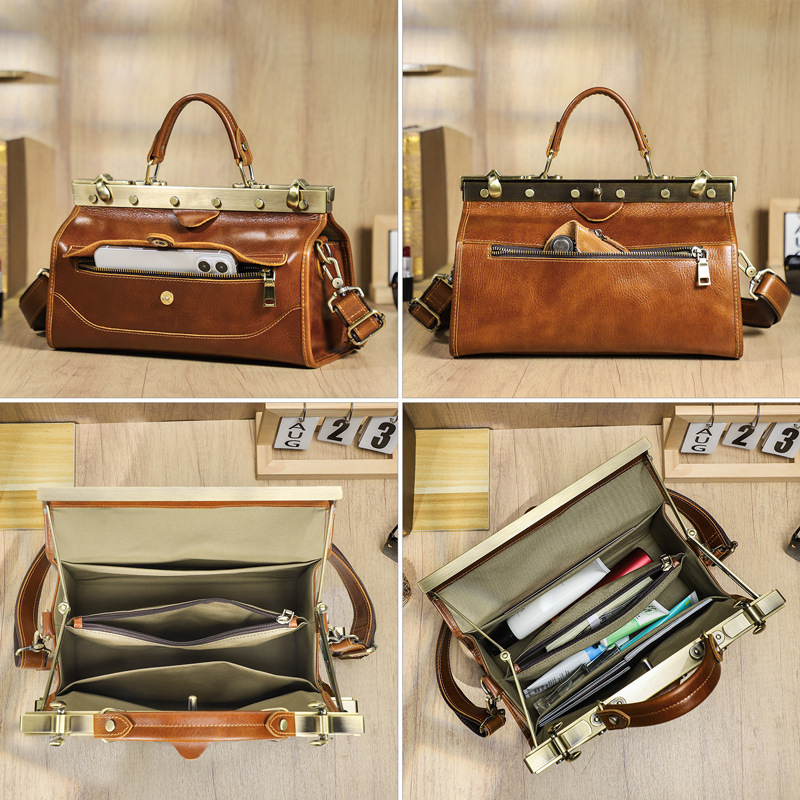 풀 그레인 양가죽 소가죽 여성용 핸드백, 여러 수납공간 - Luxury Bags Leather 리뷰 및 가격