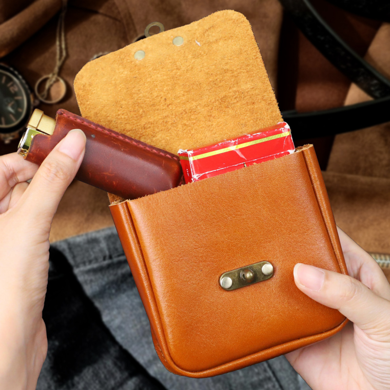 부드러운 소가죽 소형 허리 가방 정품 가죽 벨트 팩 카 - Key Holder Leather Pouch 리뷰 및 가격