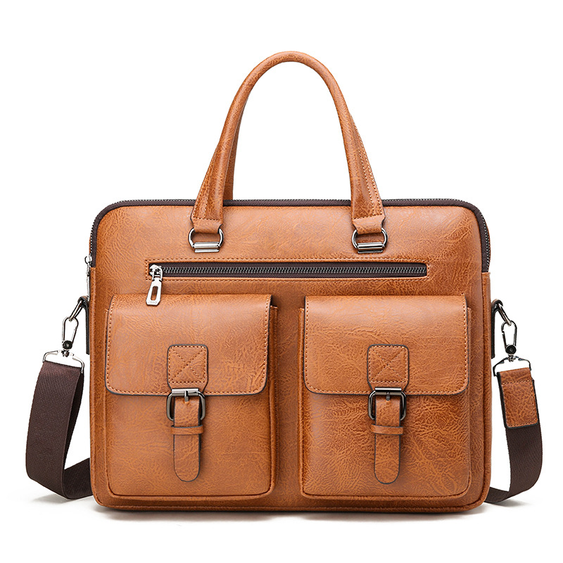럭셔리 브랜드 남자 비즈니스 서류 가방 PU 가죽 메신 - Luxury Bags For School 리뷰 및 가격