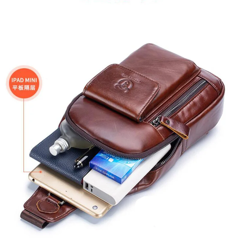 남성용 브랜드 프리미엄 100% 정품 가죽 가슴 가방  - Luxury Bags For Men Brands 리뷰 및 가격