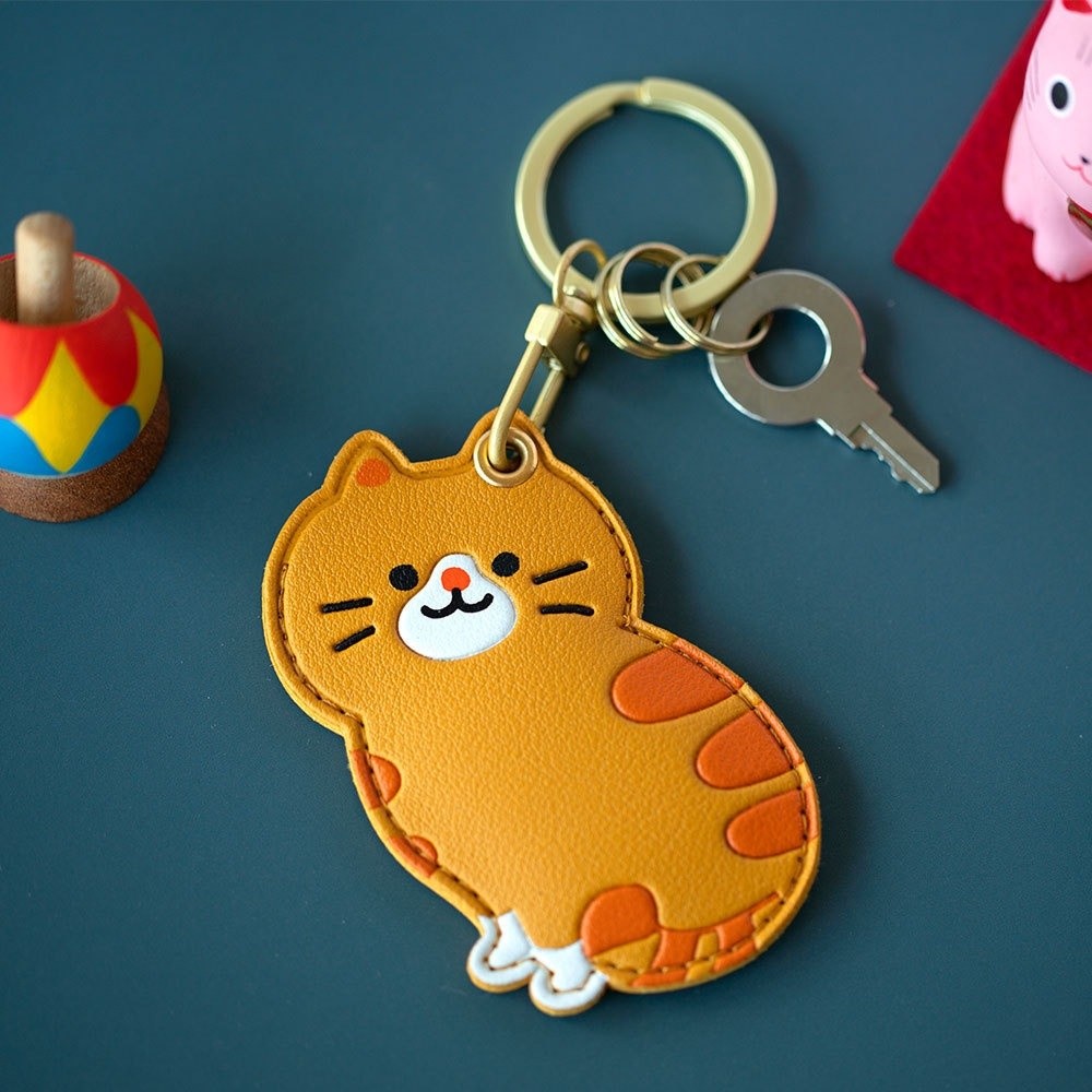 귀여운 만화 고양이 액세스 카드 홀더 PU 가죽 작은  - Key Holder Leather Pouch 리뷰 및 가격