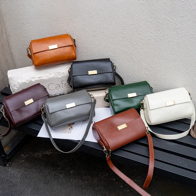 소가죽 여성 숄더백 크로스백 레트로 다용도 여성 겨드랑 - Luxury Bags Wholesale 리뷰 및 가격