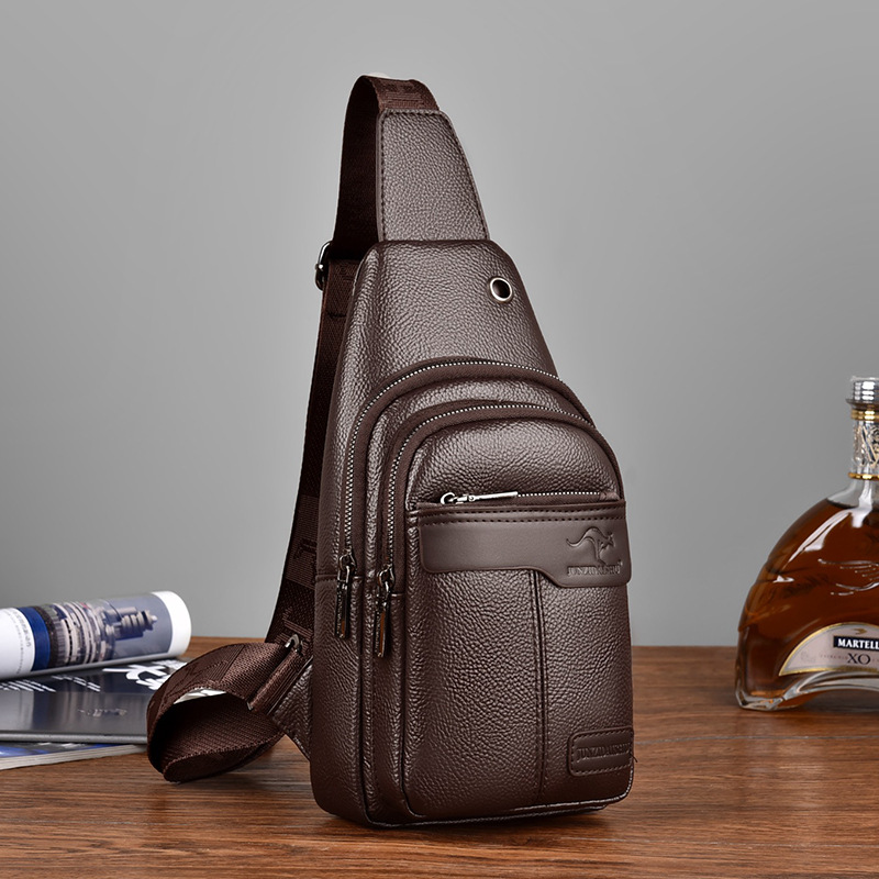 럭셔리 브랜드 가슴 팩 가죽 메신저 가방 남성 비즈니스 - Luxury Bags For Men Brands 리뷰 및 가격