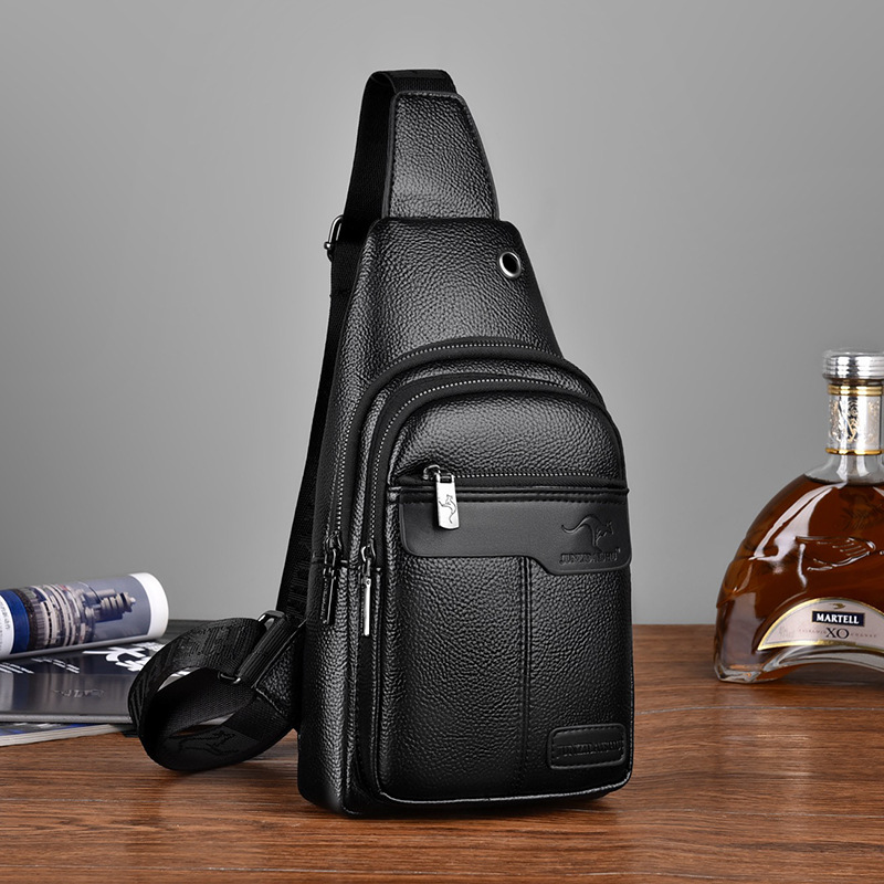 럭셔리 브랜드 가슴 팩 가죽 메신저 가방 남성 비즈니스 - Luxury Bags For Men Brands 리뷰 및 가격
