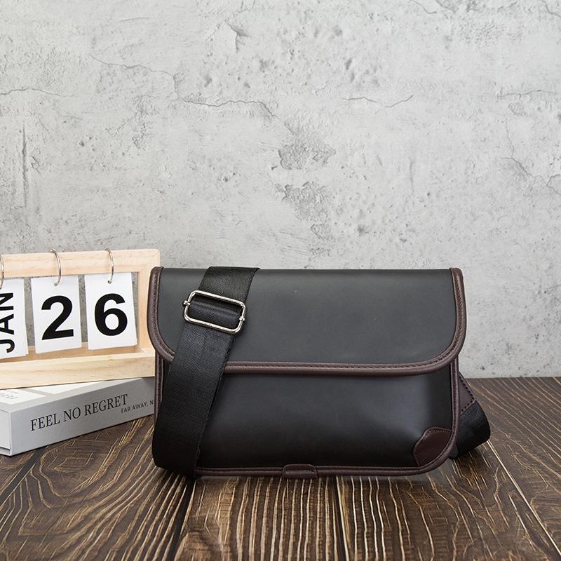 남성용 명품 빈티지 숄더백 PU 가죽 플랩 심플 남성  - Luxury Bags For Men Brands 리뷰 및 가격