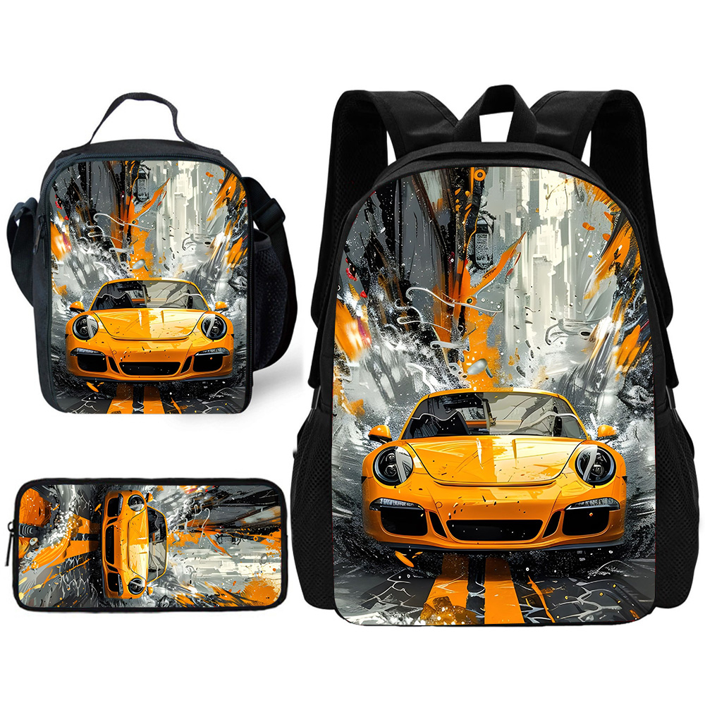 어린이 학교 패션 럭셔리 스포츠카 배낭 점심 가방, 연 - Luxury Bags For School 리뷰 및 가격