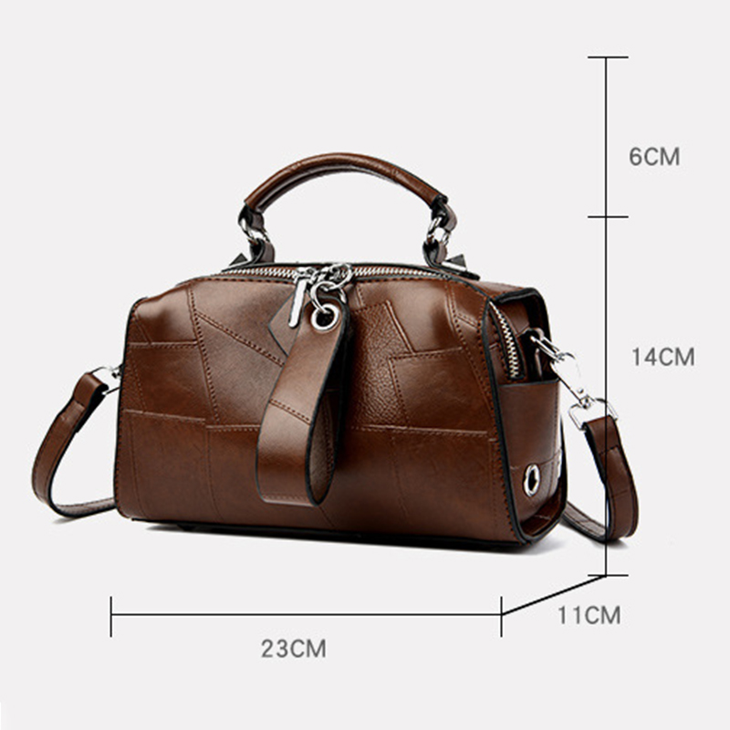여성용 천연 가죽 백팩, 심플한 가죽 가방, 빈티지 보 - Luxury Bags Level 리뷰 및 가격