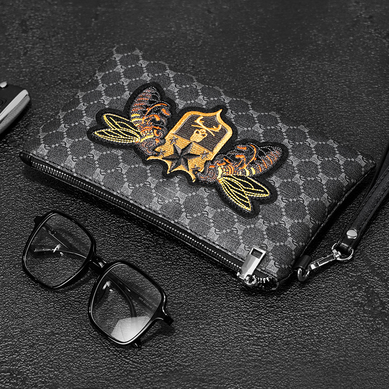 2026 패션 클러치 백 남성용 레트로 자수 꿀벌 클러 - Luxury Bags For Men Brands 리뷰 및 가격