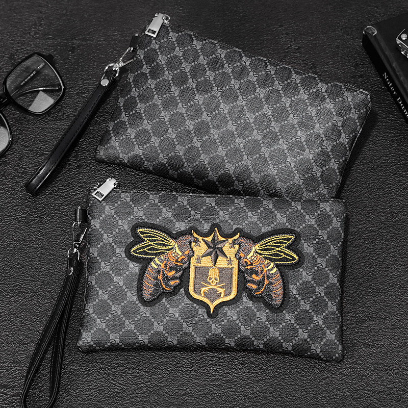 2026 패션 클러치 백 남성용 레트로 자수 꿀벌 클러 - Luxury Bags For Men Brands 리뷰 및 가격
