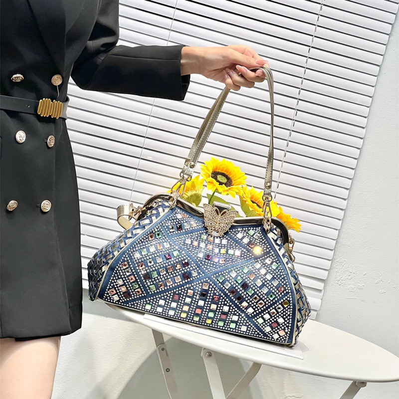 2026년 최신형 명품 컬러 다이아몬드 여성용 클립 핸 - Luxury Bags Denim 리뷰 및 가격