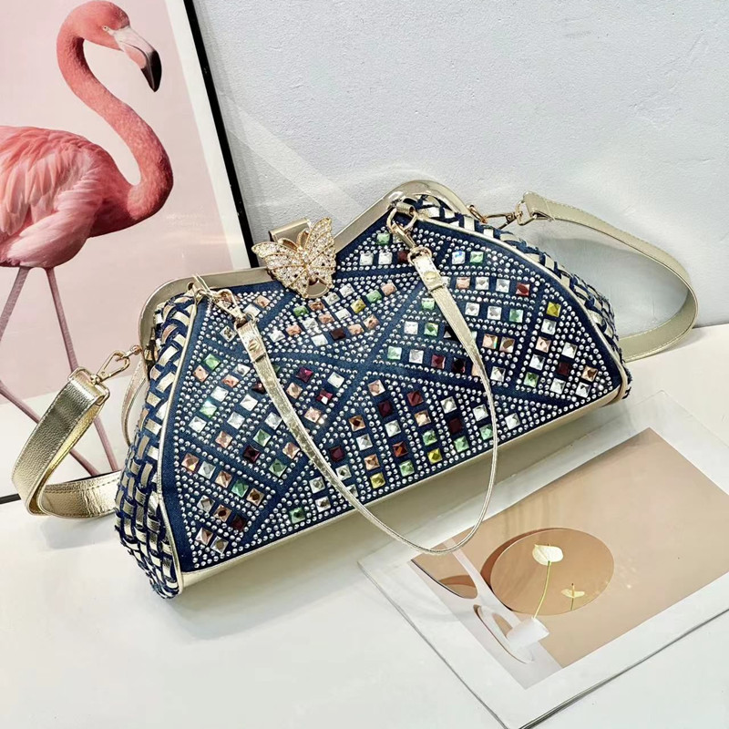 2026년 최신형 명품 컬러 다이아몬드 여성용 클립 핸 - Luxury Bags Denim 리뷰 및 가격