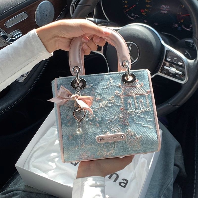 고급스러운 명품 스타일 대비 색상 민족풍 가방 여성용  - Luxury Bags Level 리뷰 및 가격
