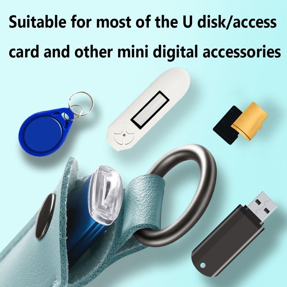 U 디스크 파우치 키 링 거치대 가죽 USB 플래시 드 - Key Holder Leather Pouch 리뷰 및 가격