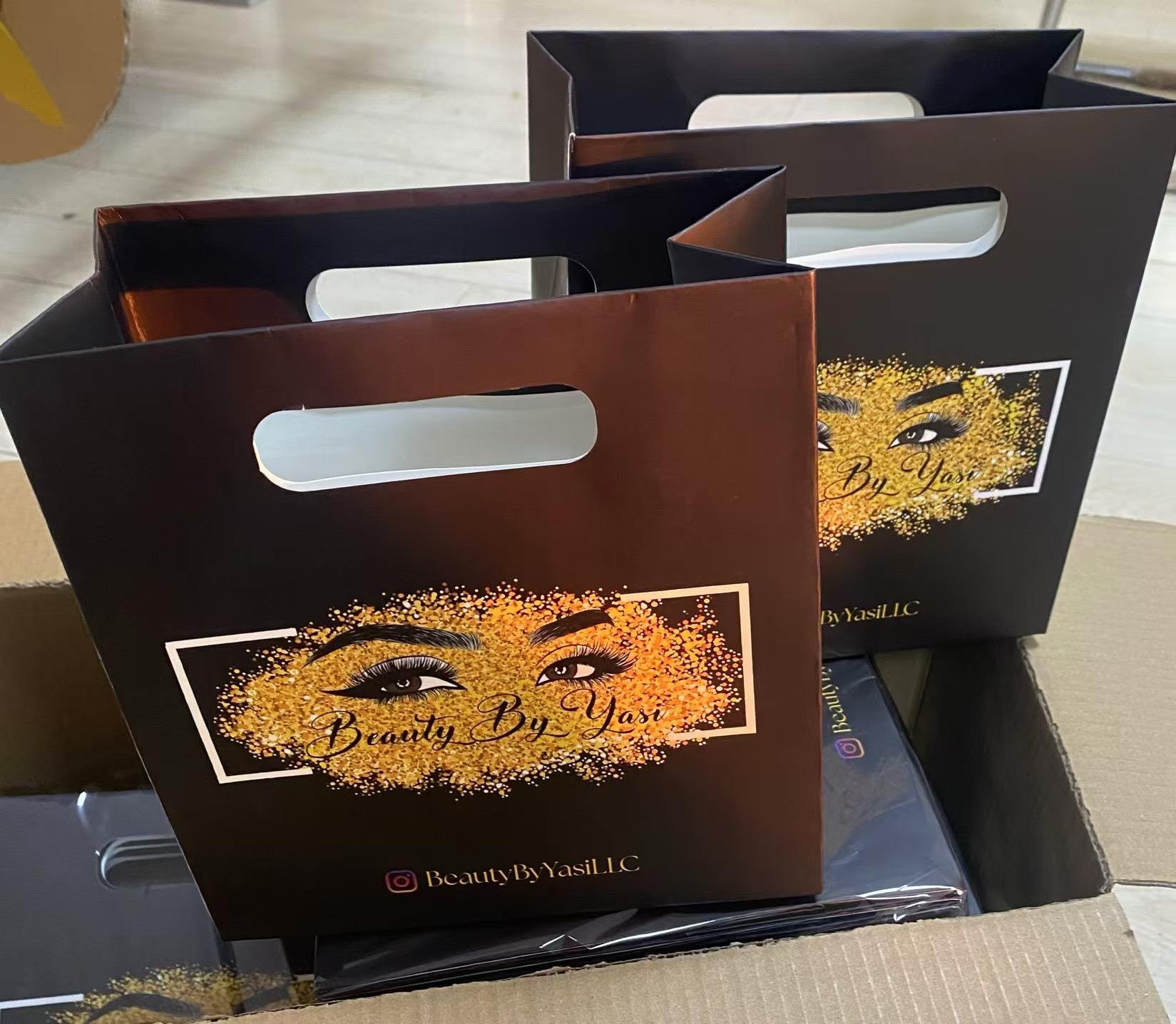 맞춤 제작 고급 쇼핑 종이 가방 도매, 로고 인쇄 가능 - Luxury Bags Wholesale 리뷰 및 가격