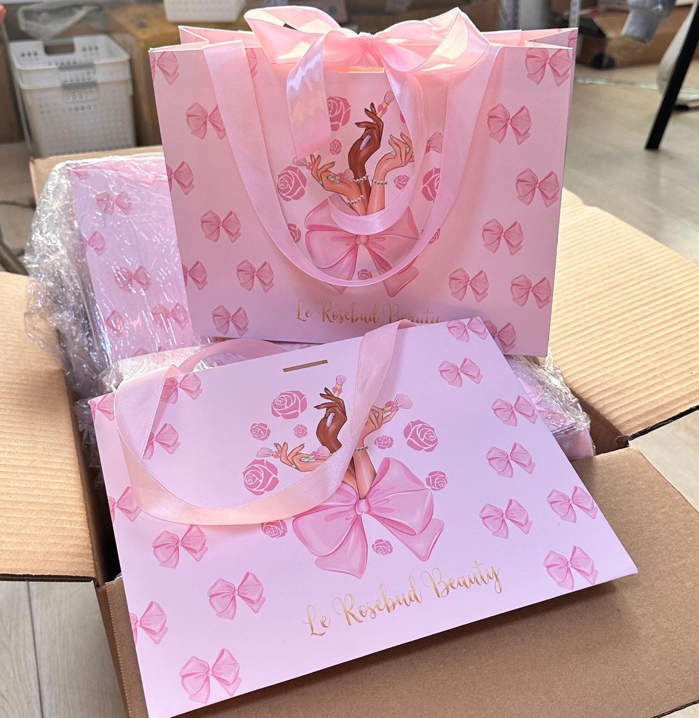 맞춤 제작 고급 쇼핑 종이 가방 도매, 로고 인쇄 가능 - Luxury Bags Wholesale 리뷰 및 가격