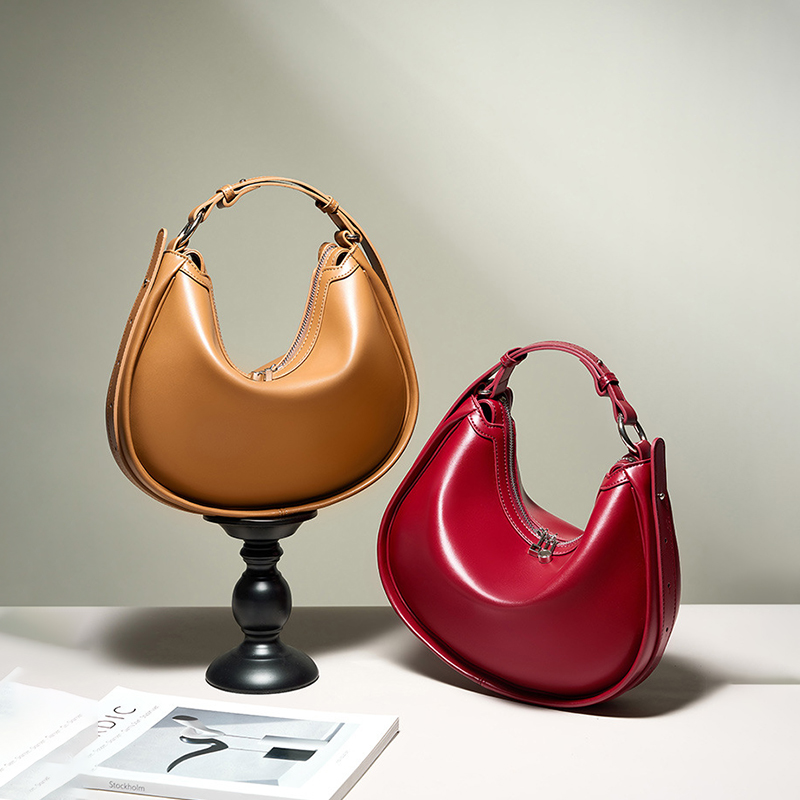 순수 분할 쇠가죽 채찍으로 치다 가죽 여성 호보스 겨드 - Luxury Bags Wholesale 리뷰 및 가격