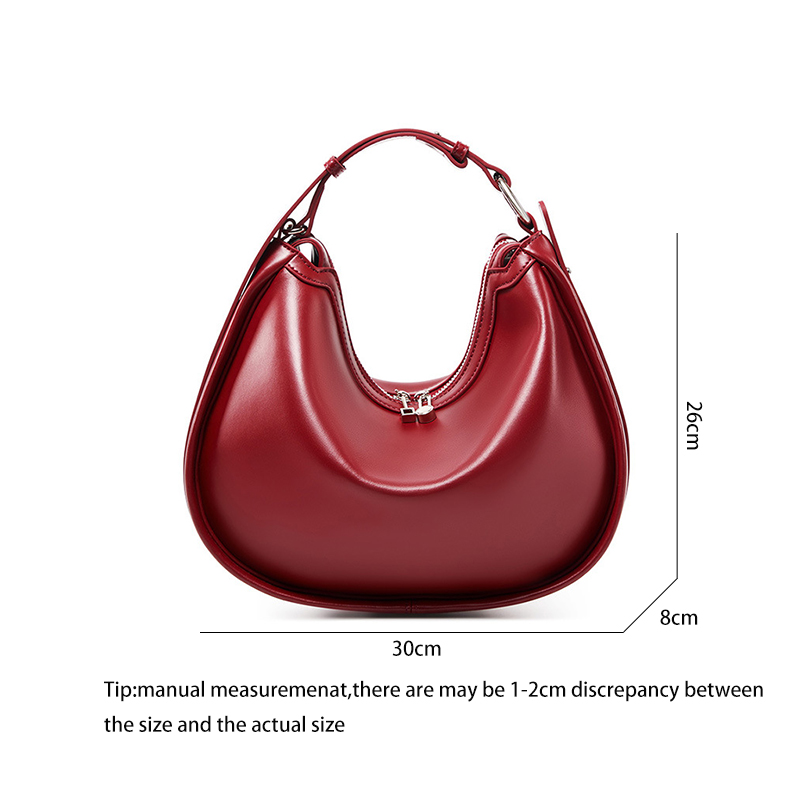 순수 분할 쇠가죽 채찍으로 치다 가죽 여성 호보스 겨드 - Luxury Bags Wholesale 리뷰 및 가격