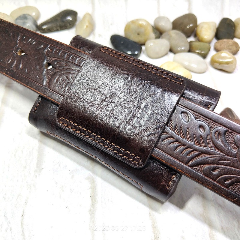 Blongk 미니 허리 가방, 얇은 벨트 팩, 정품 가 - Key Holder Leather Pouch 리뷰 및 가격