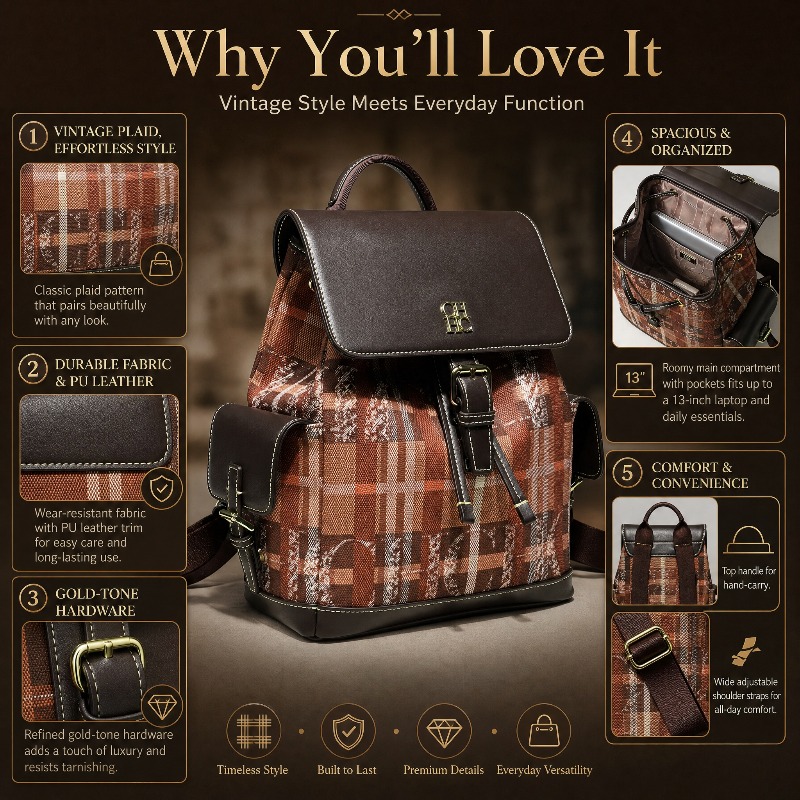 CHHC 패션 컬러 블록 백팩 데이트 다용도 프레피 스 - Luxury Bags For School 리뷰 및 가격