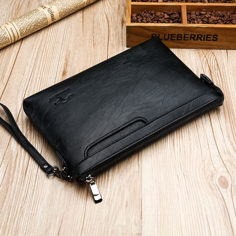 브랜드 디자인 남성용 봉투형 클러치 백 프리미엄 PU  - Key Holder Leather Pouch 리뷰 및 가격