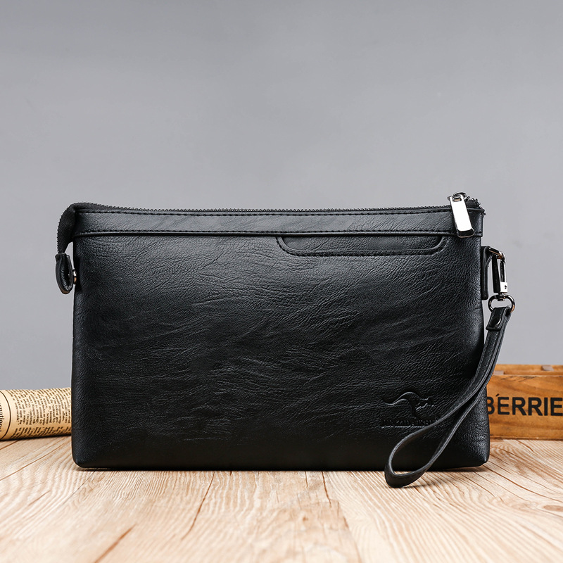 브랜드 디자인 남성용 봉투형 클러치 백 프리미엄 PU  - Key Holder Leather Pouch 리뷰 및 가격
