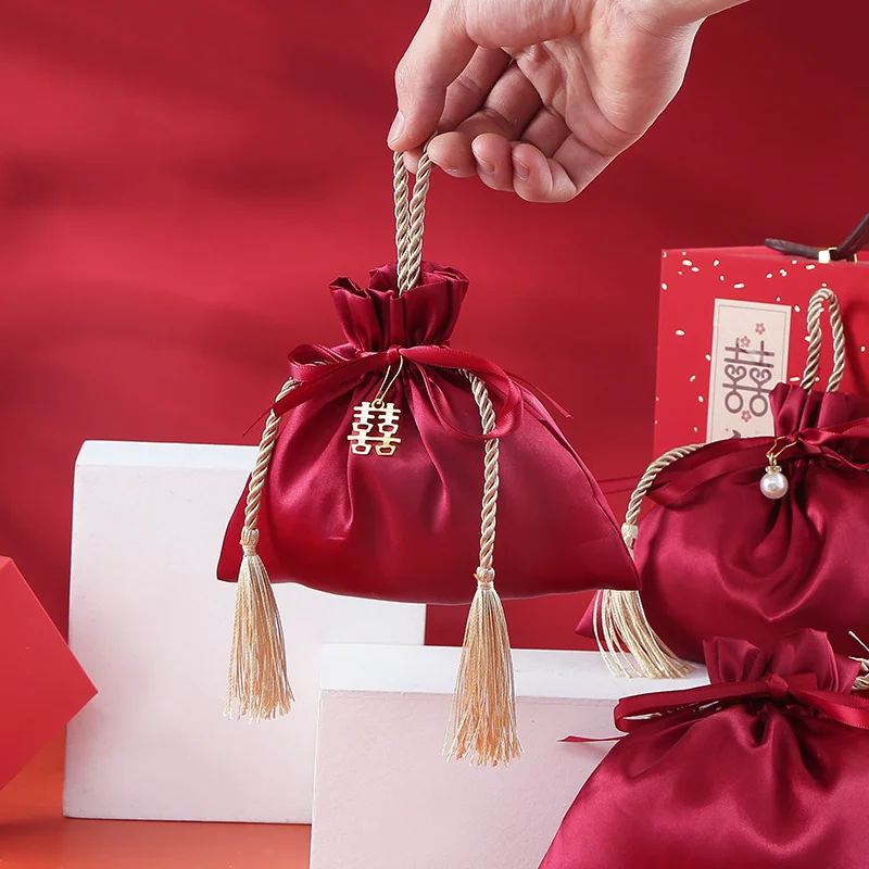 럭셔리 포장 드로스트링 벨벳 파우치 실크 선물 가방,  - Luxury Bags For School 리뷰 및 가격