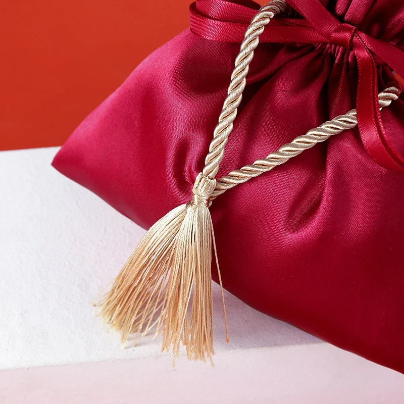 럭셔리 포장 드로스트링 벨벳 파우치 실크 선물 가방,  - Luxury Bags For School 리뷰 및 가격