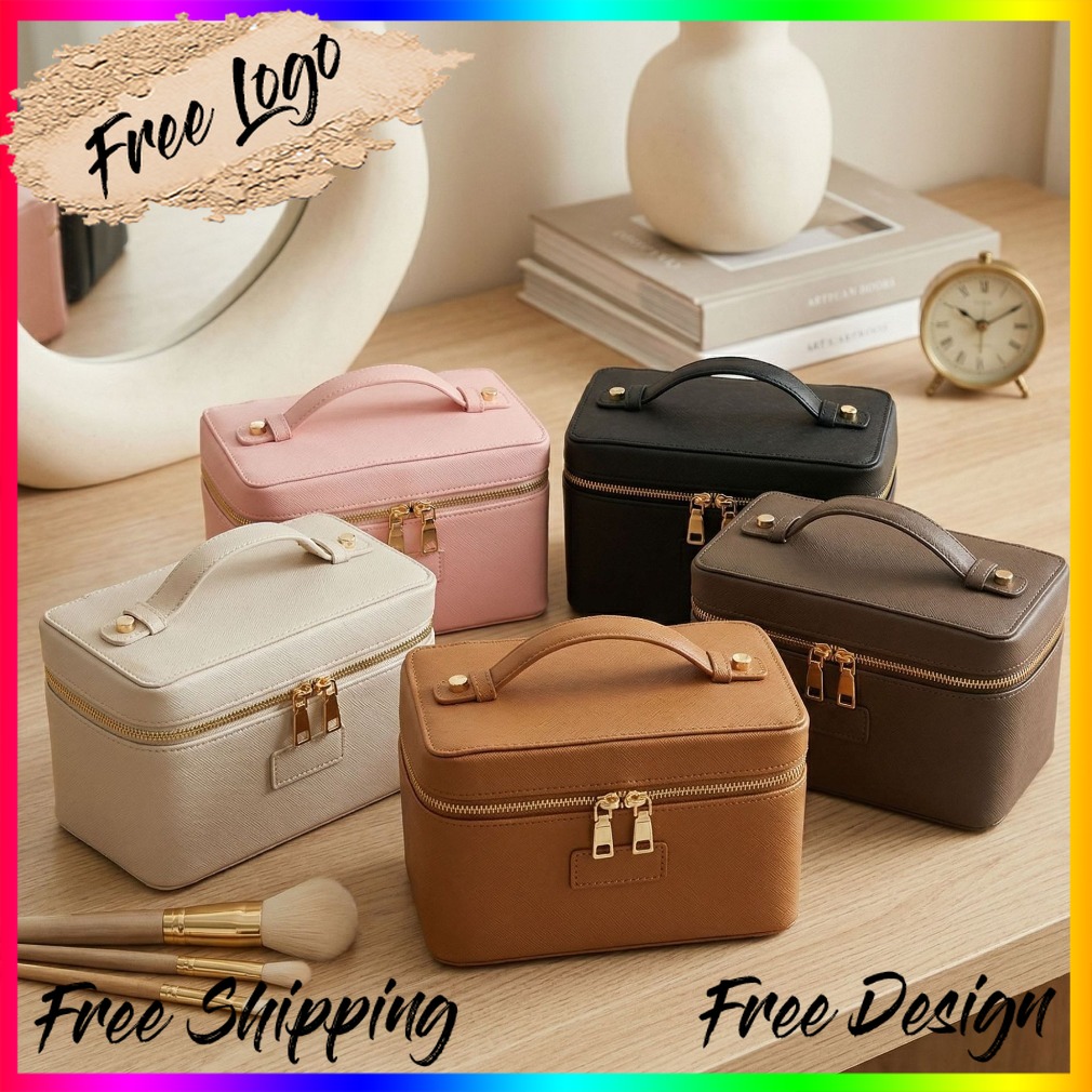 럭셔리 타조 무늬 가죽 화장품 가방 휴대용 화장품 정리 - Luxury Bags Leather 리뷰 및 가격
