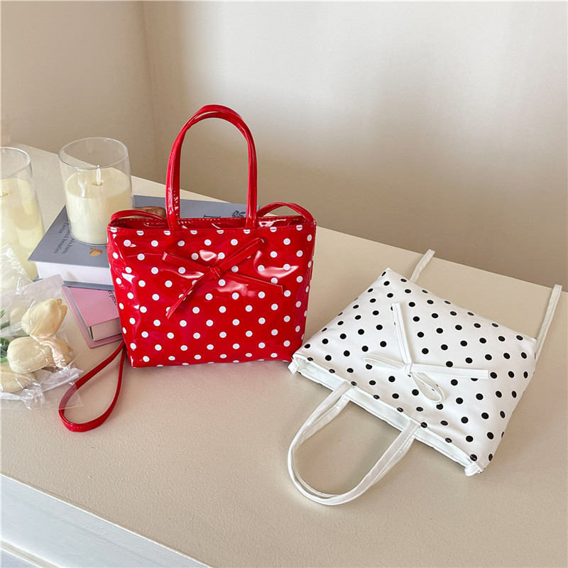 여성용 새 핸드백 한국 체크 무늬 폴카 도트 리본 귀여 - Luxury Bags Brands For Women 리뷰 및 가격
