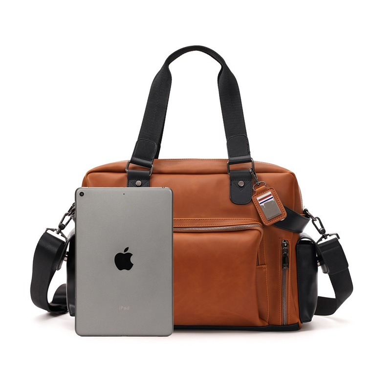 트렌디 남성 숄더백 레트로 럭셔리 크레이지 호스 가죽  - Luxury Bags For Men Brands 리뷰 및 가격
