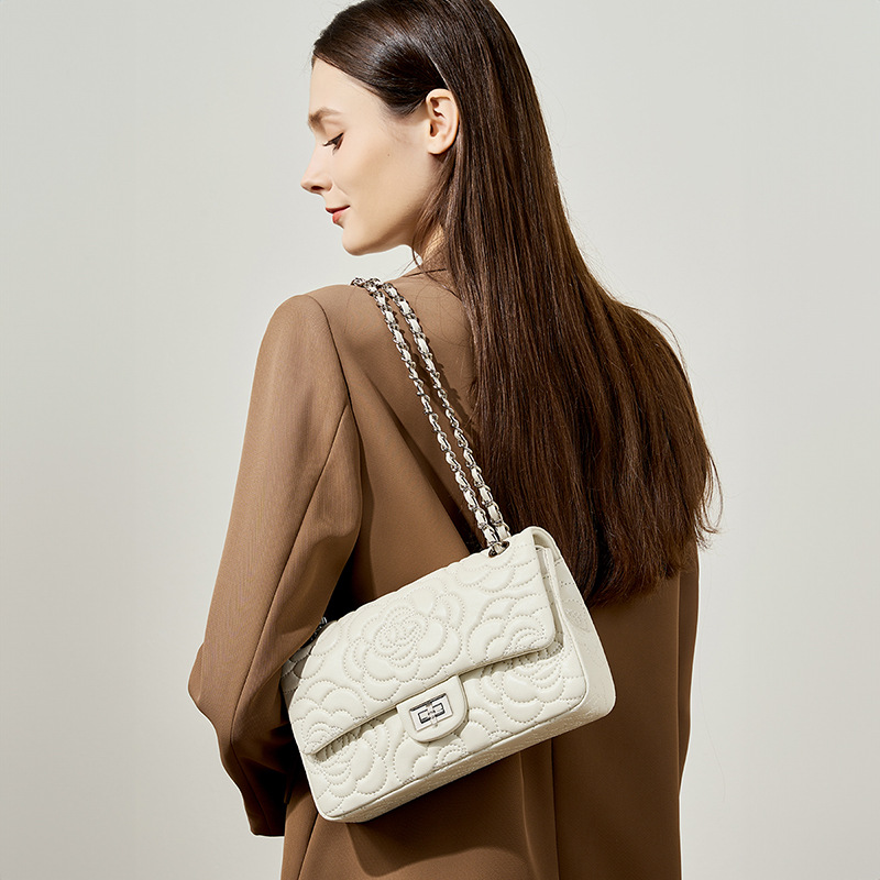 탑 그레인 하이랜드 양가죽 숄더백 천연 가죽 퀼팅 크로 - Luxury Bags For School 리뷰 및 가격